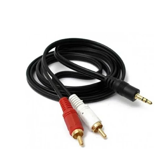 CABLE DE AUDIO 2 EN 1 RCA A 3.5mm